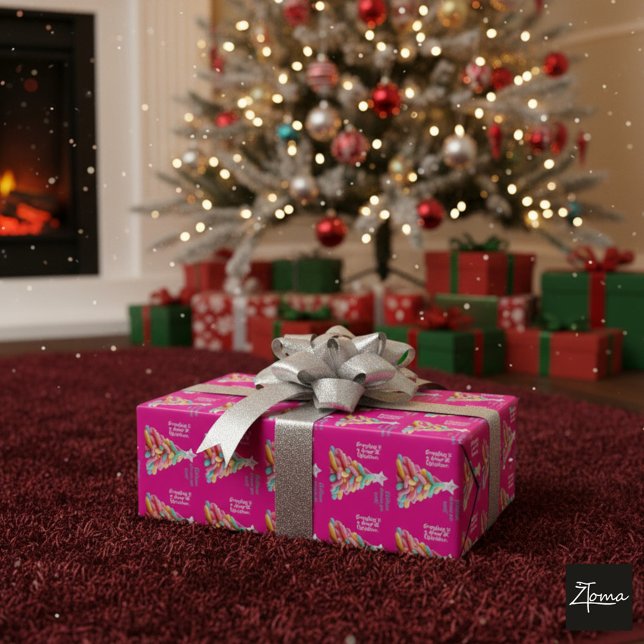 Whimsical Candy Tree Wrapping Paper (Creator Uploaded)