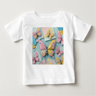 🦋 Whimsical Cartoon Butterfly T-Shirt – Cute Natu