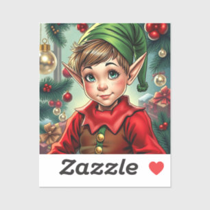 Whimsical Cartoon Elf   Christmas