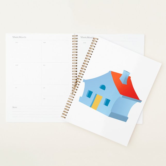 Whimsical Cartoon House Colourful Playful Home Planner (Creator Uploaded)