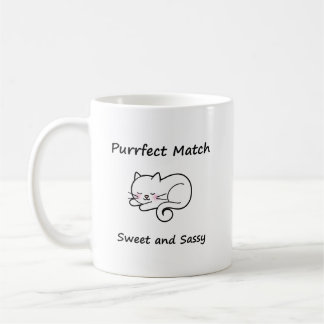 Whimsical Cat Coffee Mug
