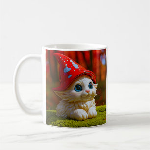 Whimsical Cat Forest  Coffee Mug