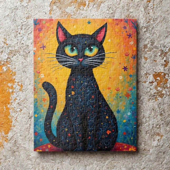 Whimsical Cat  Jigsaw Puzzle (Creator Uploaded)