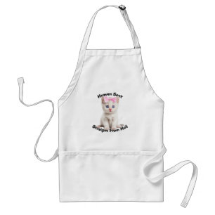 Whimsical Cat Standard Apron