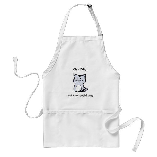 Whimsical Cat Standard Apron (Front)