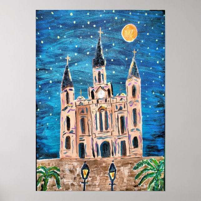 Whimsical Cathedral Poster (Front)