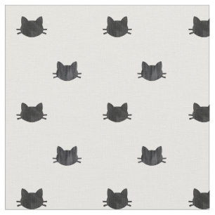 Whimsical Cats Pattern Fabric