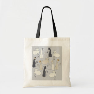 Whimsical Cats Tote Bag