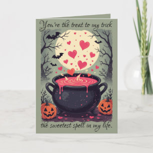 Whimsical Cauldron Of Love Card