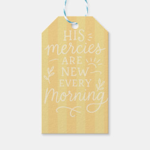 Whimsical Chalk-Style Typography Faith Inspired Gift Tags