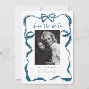 Whimsical Champagne Tower Save the Date Hand Drawn