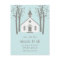 Whimsical Chapel Wedding Save The Date Card
