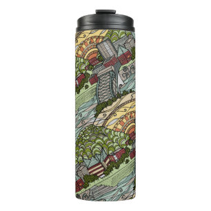 Whimsical Chattanooga Thermal Tumbler