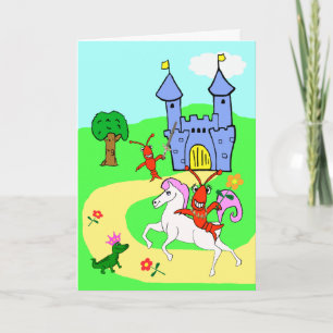 Whimsical Child's Birthday Card