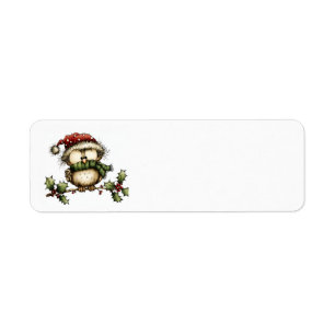 Whimsical Christmas Address Labels