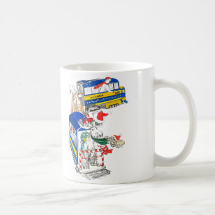 Whimsical Christmas Alaska Wildlife Coffee Mug