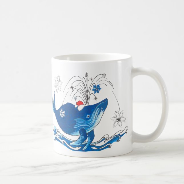Whimsical Christmas Alaska Wildlife Coffee Mug (Right)