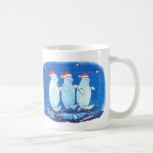 Whimsical Christmas Alaska Wildlife Coffee Mug