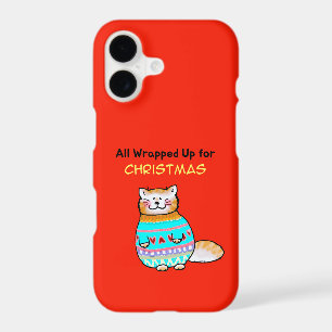 Whimsical Christmas Cat Holiday Cheer