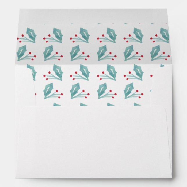 Whimsical Christmas Collection Envelope (Back (Bottom))