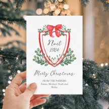 Whimsical Christmas Crest | Noel
