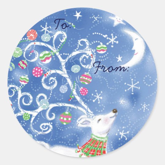 whimsical christmas gift tags blue zazzle whimsical christmas gift tags blue zazzle