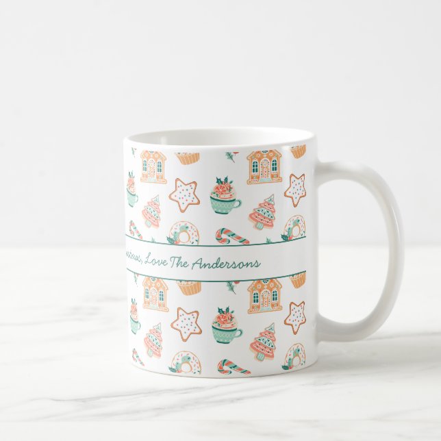 Whimsical Christmas Holiday Party Coffee Mug (Right)