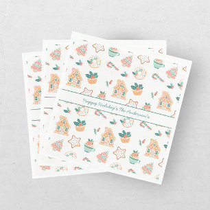 Whimsical Christmas Holiday Party Napkin