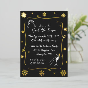 Whimsical Christmas Holiday Winter Cocktail Party 