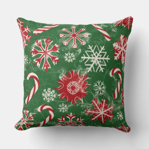 Whimsical Christmas Throw Pillow