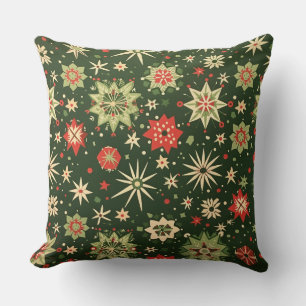Whimsical Christmas Throw Pillow