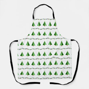 Whimsical Christmas Tree Apron