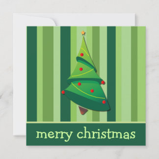 Whimsical Christmas Tree Flat Cards