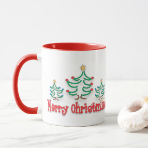 "Whimsical" Christmas Trees Mug
