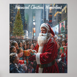 Whimsical Christmas Wonderland Poster