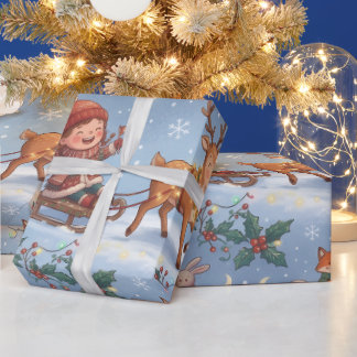 Whimsical Christmas Wrapping Paper