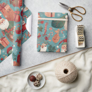 Whimsical Christmas Wrapping Paper