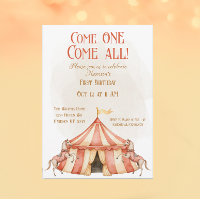 Whimsical Circus First Birthday