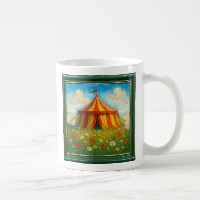 Whimsical Circus Tent Mug (Right)