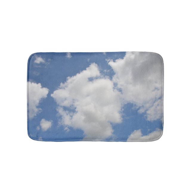 Whimsical Cloud Bath Mat (Front)