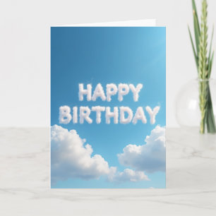 Whimsical Cloud Letter Card