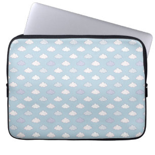 Whimsical Cloud Star Dreamy Celestial Laptop Sleeve