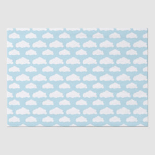 Whimsical Clouds Pattern Tissue Paper