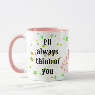 Whimsical Colorful Gnome in Love Mug