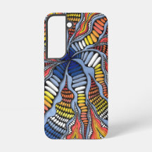 Whimsical Colourful Neurographic Zentangle Starbur