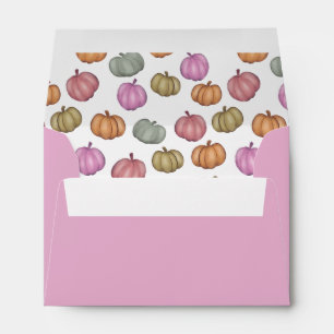 Whimsical Colourful Pumpkin Pattern  Envelope