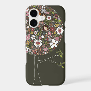 Whimsical Colourful Spring Flowers Pop Tree Nature