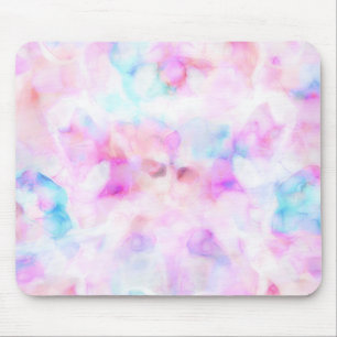 Whimsical Colours Watercolor Glam Mouse Pad