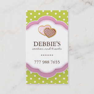 Whimsical Cookie Business Cards