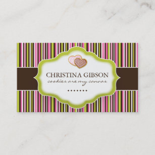 Whimsical Cookies & Bakery Business Cards